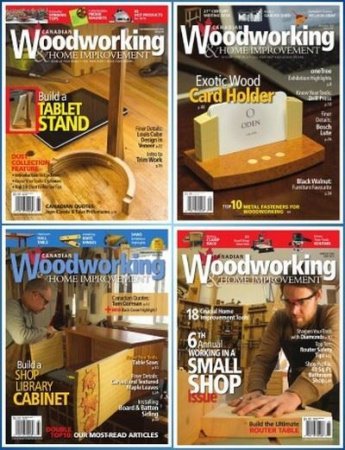 Подшивка журналов - Canadian Woodworking & Home Improvement (2016) PDF